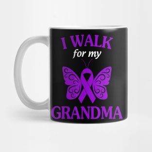 I Walk For My Grandma Alzheimer Awareness Gift Mug